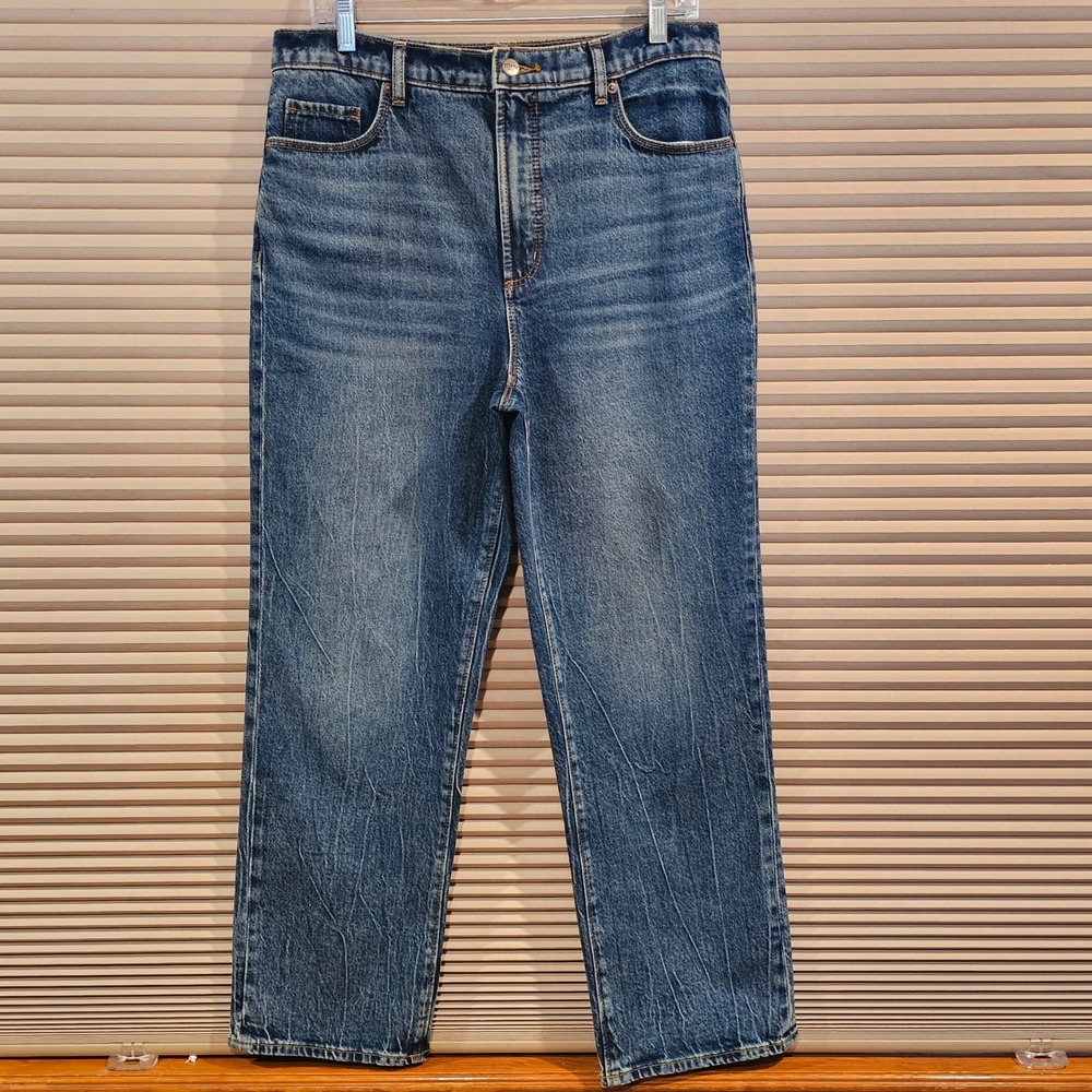 Rivete Denim Women Medium Wash High Rise Straight Leg Jeans Size 28 S/773723
